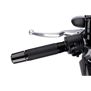 puig manopole modello ascent colore nero lunghezza 123 mm