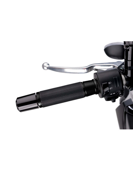 puig manopole modello ascent colore nero lunghezza 123 mm