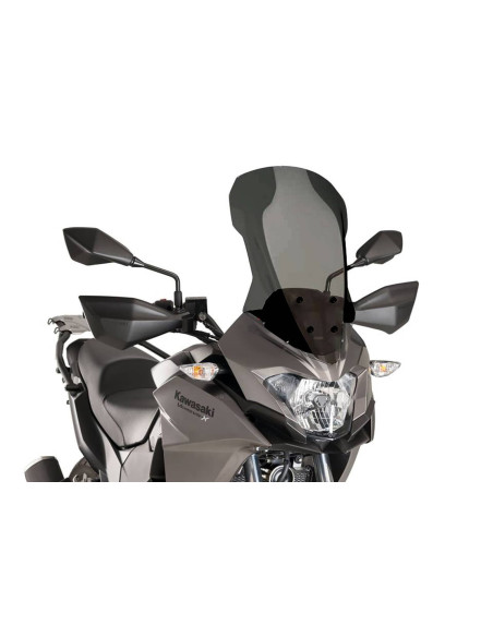 Pare-brise Puig Touring pour Kawasaki Versys X 300 17/20 fume fonce