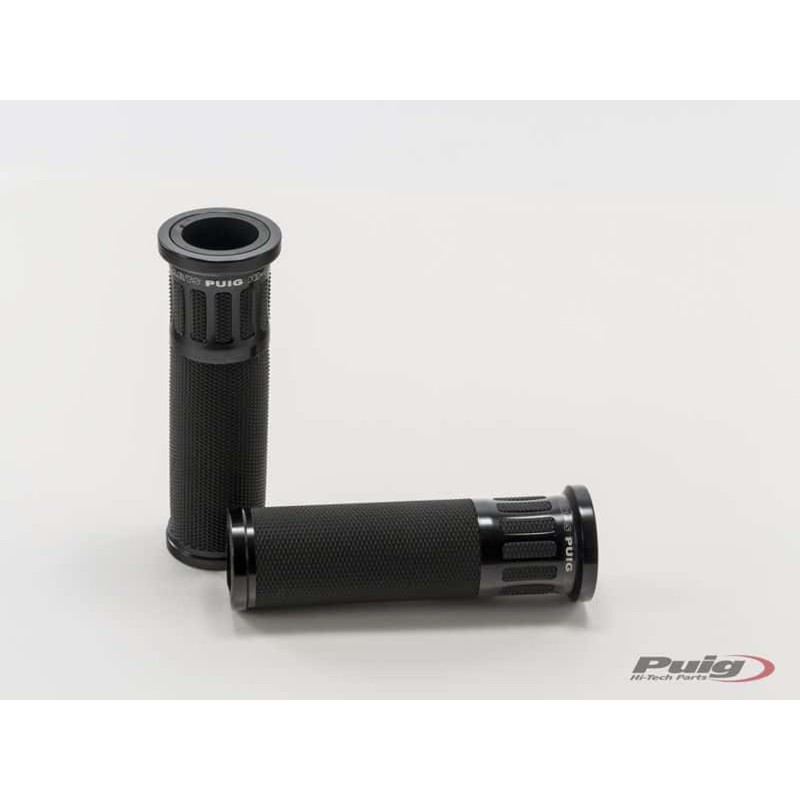 PUIG GRIPS HI-TECH RACING MODEL COLOR BLACK - COD. 5879N - Length: 119mm.