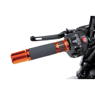 puig manopole modello hi tech racing colore arancione lunghezza 119 mm