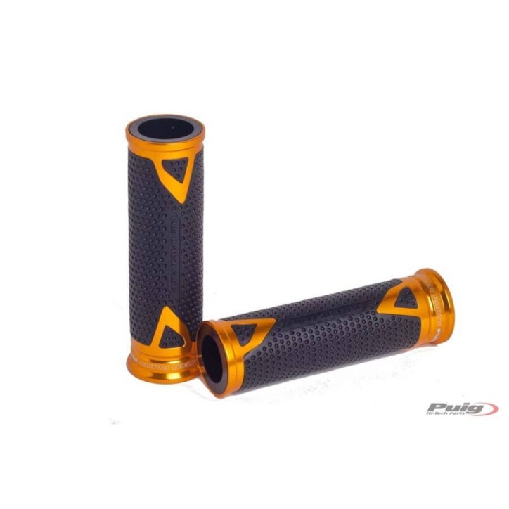 PUIG GRIPS MODEL HI-TECH RADIKAL COLOR GOLD - COD. 6325O - Length: 119mm.