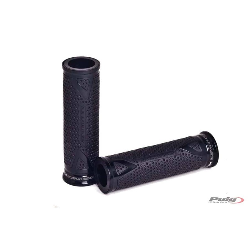 PUIG GRIPS RADIKAL HI-TECH MODEL COLOR BLACK - COD. 6325N - Length: 119mm.