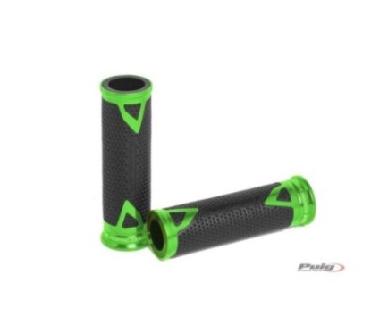 PUIG GRIPS RADIKAL HI-TECH MODEL COLOR GREEN - COD. 6325V - Length: 119mm.