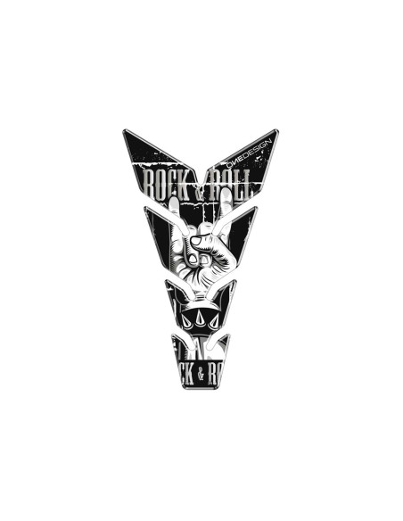 Autocollants de protection de reservoir Puig modele Rockroll noir