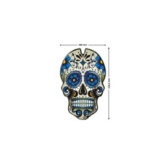 PUIG ADESIVI PROTECTION SERBATOIO MODELE SKULL BLEU - COD. 3673A -  Protegge la moto da graffi e raggi UV.