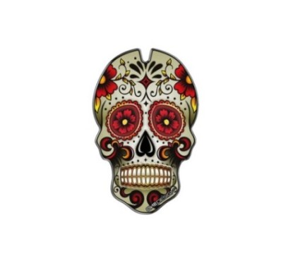 PUIG ADESIVI PROTECTION SERBATOIO MODELE SKULL ROUGE - COD. 3673R -  Protegge la moto da graffi e raggi UV.