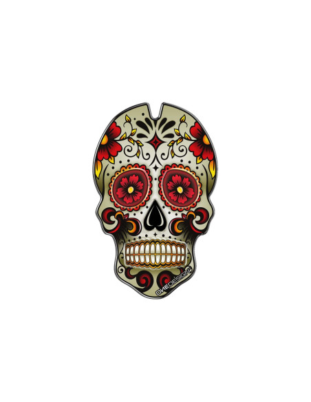 puig adesivi protezione serbatoio modello skull rosso