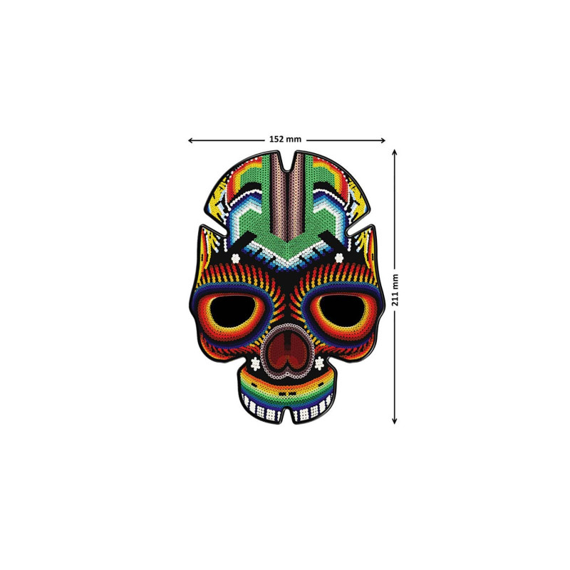 Autocollants de protection de reservoir Puig modele Skull I rouge