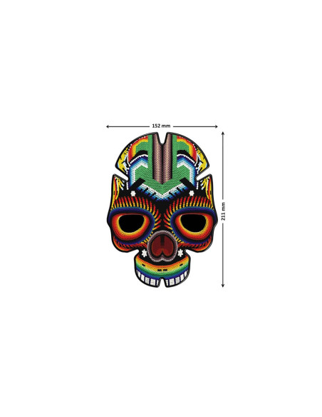 Autocollants de protection de reservoir Puig modele Skull I rouge