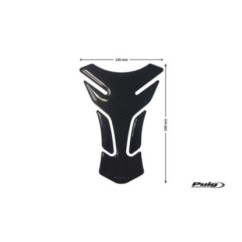 PUIG ADESIVI PROTECTION SERBATOIO MODELE DREI CARBON LOOK - COD. 3075C -  Protegge la moto da graffi e raggi UV.