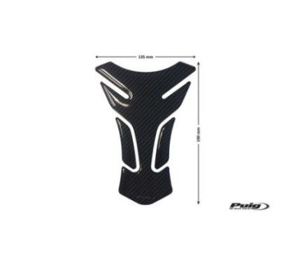 PUIG ADESIVI PROTECTION SERBATOIO MODELE DREI CARBON LOOK - COD. 3075C -  Protegge la moto da graffi e raggi UV.