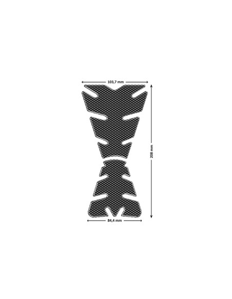 puig tank protection stickers model performance 2 carbon look