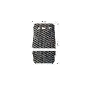 Adhesivos protectores de deposito Puig modelo mini efecto carbono