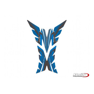Autocollants de protection de reservoir Puig modele Radikal bleu