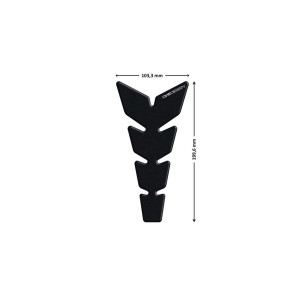 Autocollants de protection de reservoir Puig modele cuir noir