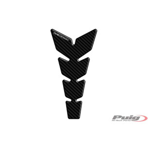 Autocollants de protection de reservoir Puig modele cuir aspect carbone
