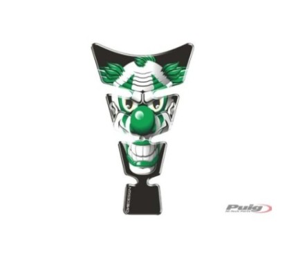 PUIG TANK PROTECTIVE STICKERS CLOWN MODEL GREEN - COD. 9305V - Protects the bike from scratches and UV rays.