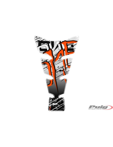Adhesivos de proteccion de deposito Puig modelo Spirit II naranja