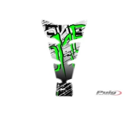 PUIG TANK PROTECTION STICKERS SPIRIT II MODEL GREEN - COD. 9140V - Protects the bike from scratches and UV rays.