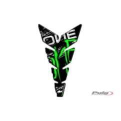 PUIG TANK PROTECTION STICKERS MODEL ONE GREEN - COD. 9141V - Protects the motorbike from scratches and UV rays.