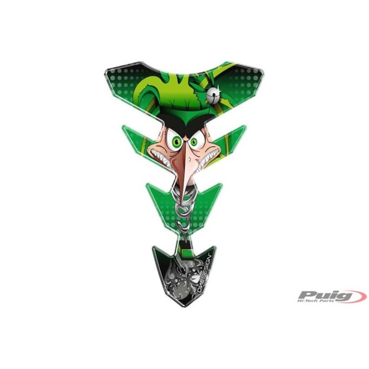 PUIG ADESIVI PROTECTION SERBATOIO MODELE JOKER VERT - COD. 6496V -  Protegge la moto da graffi e raggi UV.