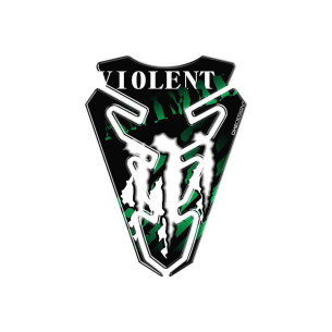 Autocollants de protection de reservoir Puig modele vert violent