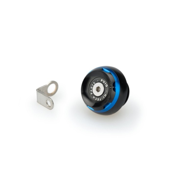 PUIG TRACK MOTOROLDECKEL FUR DUCATI/HONDA/KAWASAKI/TRIUMPH, FARBE BLAU ? COD. 20340A ? BREITE: 28 MM. FADEN: