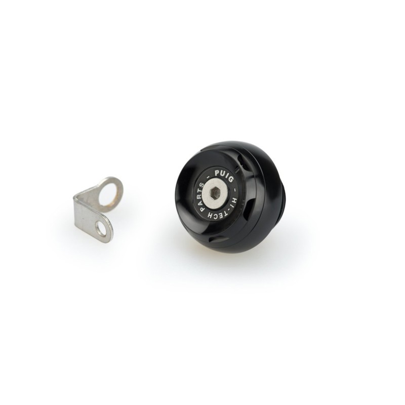 PUIG ENGINE OIL CAP TRACK FOR DUCATI/HONDA/KAWASAKI/TRIUMPH COLOR BLACK - COD. 20340N - Width: 28mm. Thread: