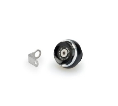 PUIG ENGINE OIL CAP TRACK FOR DUCATI/HONDA/KAWASAKI/TRIUMPH COLOR SILVER - COD. 20340P - Width: 28mm. Thread: