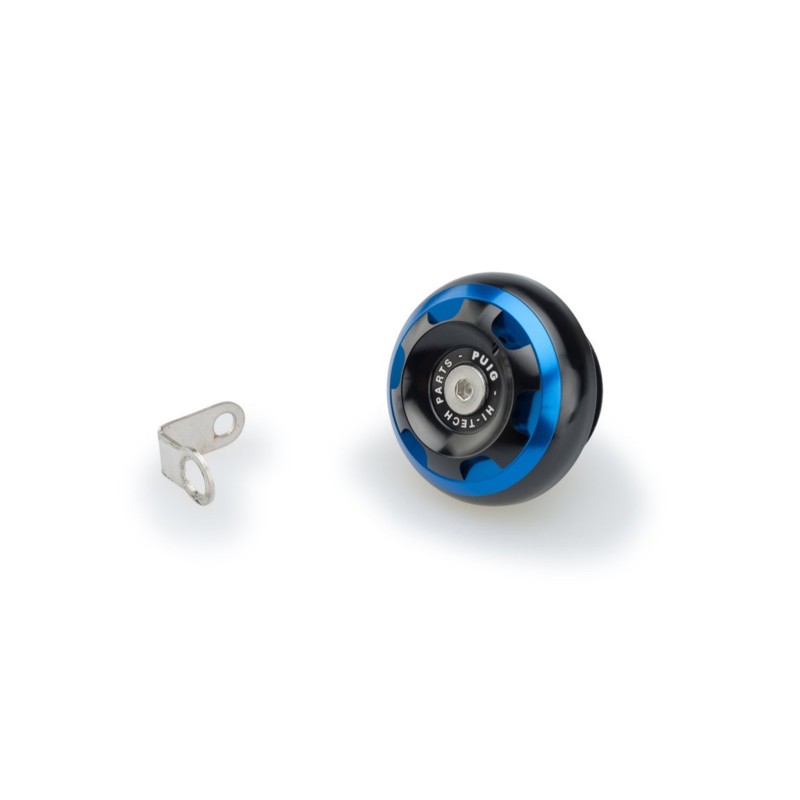 PUIG ENGINE OIL CAP TRACK FOR YAMAHA COLOR BLUE - COD. 20341A - M27x3 thread.