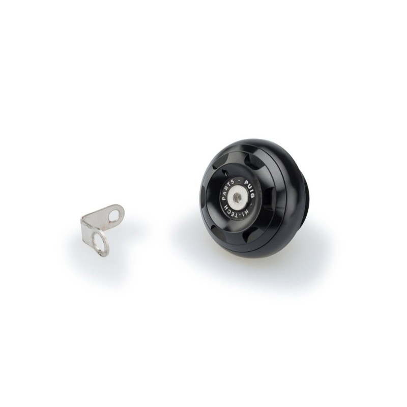 PUIG ENGINE OIL CAP TRACK FOR YAMAHA COLOR BLACK - COD. 20341N - M27x3 thread.