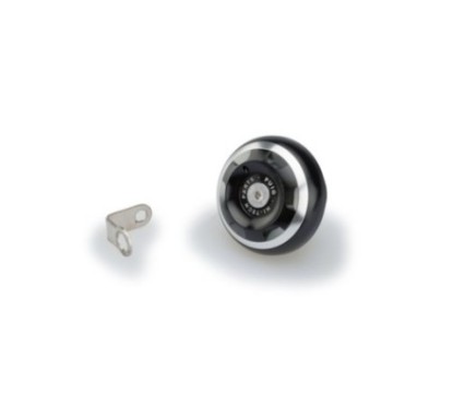 PUIG ENGINE OIL CAP TRACK FOR YAMAHA COLOR SILVER - COD. 20341P - M27x3 thread.