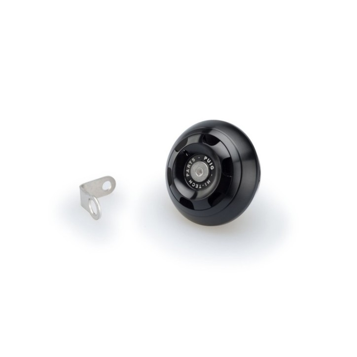 PUIG ENGINE OIL CAP TRACK FOR KAWASAKI COLOR BLACK - COD. 20342N - M30x1.5 thread.