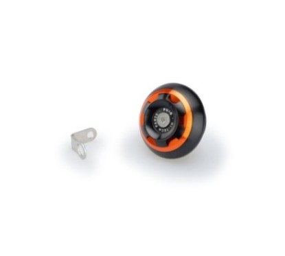 PUIG ENGINE OIL CAP TRACK FOR KAWASAKI COLOR ORANGE - COD. 20342T - M30x1.5 thread.