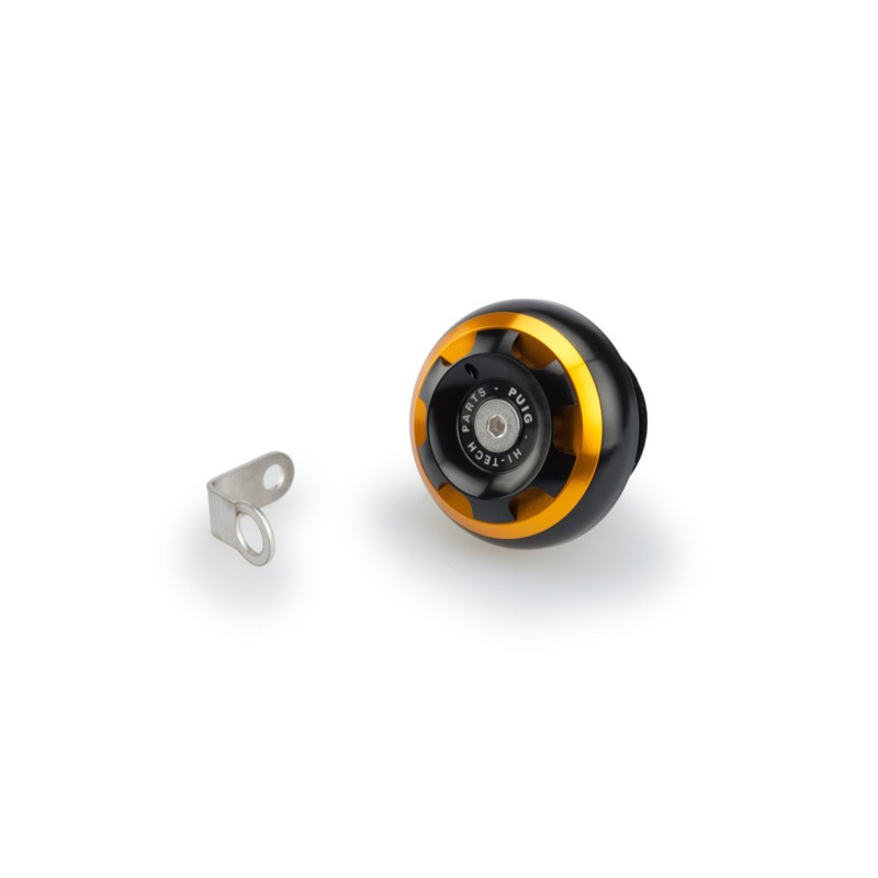 PUIG ENGINE OIL CAP TRACK FOR APRILIA GOLD COLOR - COD. 20343O - M25x1.5 thread.