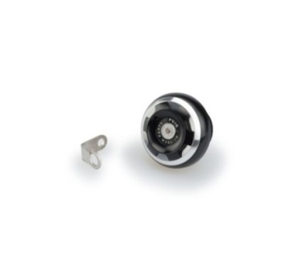 PUIG ENGINE OIL CAP TRACK FOR APRILIA COLOR SILVER - COD. 20343P - M25x1.5 thread.