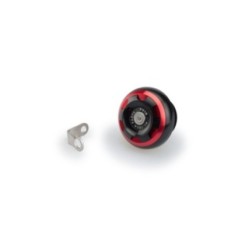 PUIG ENGINE OIL CAP TRACK FOR APRILIA COLOR RED - COD. 20343R - M25x1.5 thread.