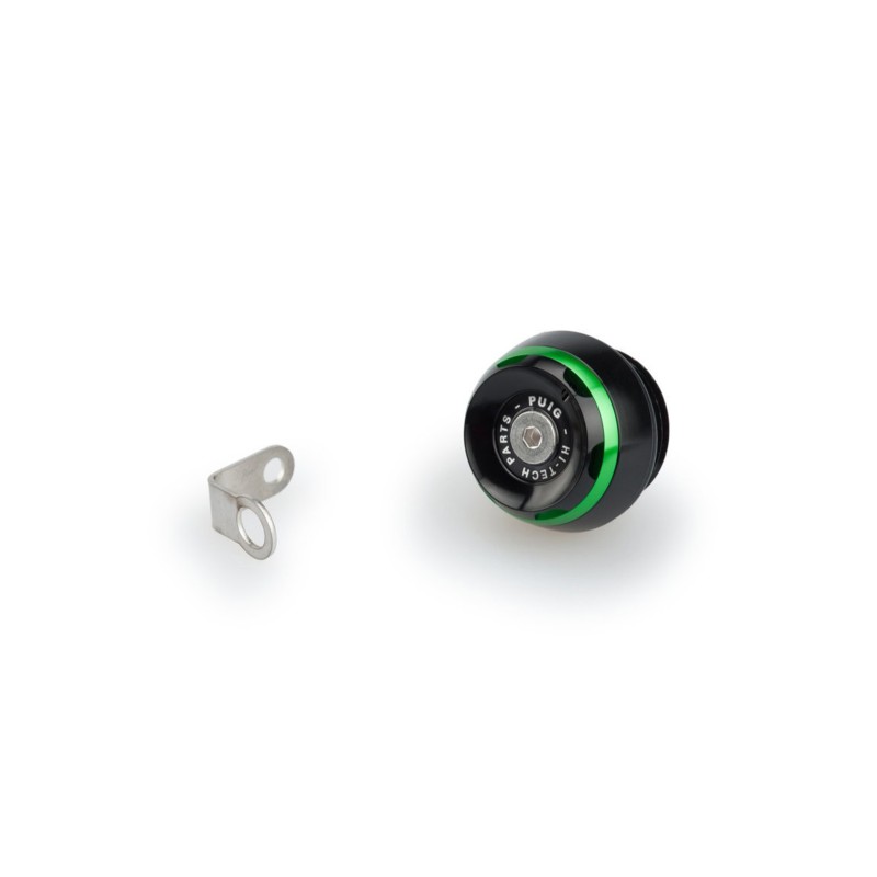 PUIG ENGINE OIL CAP TRACK FOR BMW COLOR GREEN - COD. 20344V - M24x2 thread.