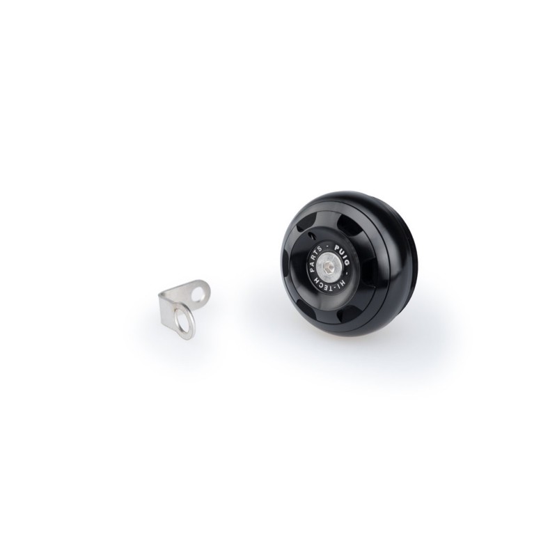 PUIG ENGINE OIL CAP TRACK FOR BMW COLOR BLACK - COD. 20345N - M34x1.5 thread.