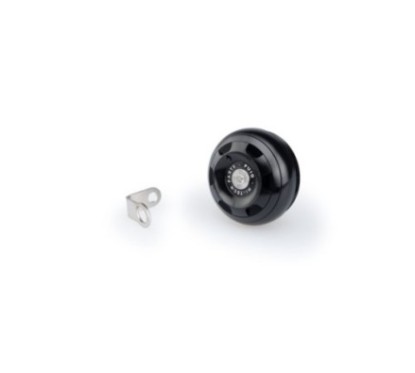 PUIG ENGINE OIL CAP TRACK FOR BMW COLOR BLACK - COD. 20345N - M34x1.5 thread.