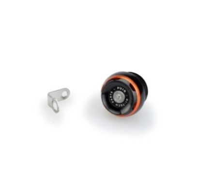 BOUCHON D'HUILE MOTEUR PUIG TRACK POUR KTM COULEUR ORANGE - COD. 20346T - Filetage M24x3.