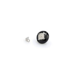 PUIG ENGINE OIL CAP FOR TRIUMPH COLOR BLACK - COD. 3760N - Material: black anodized aluminum with colored ring.