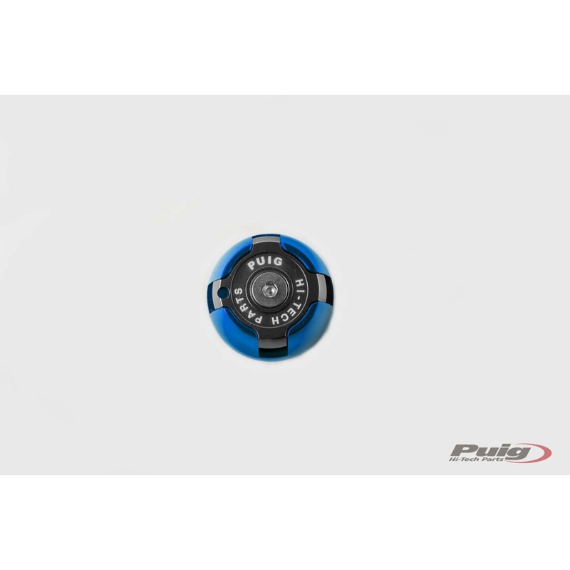 PUIG ENGINE OIL CAP FOR KTM COLOR BLUE - COD. 7142A - M24x3 thread.