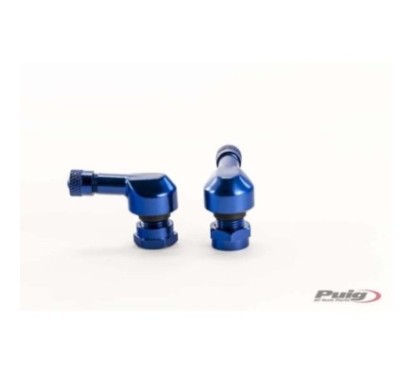 PUIG 90 GRADES VALVES FOR TUBELESS TIRES COLOR BLUE - Diameter: 11.3 mm - COD. 5591A