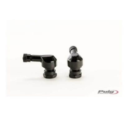 VALVES PUIG 90 degrEs POUR PNEUS TUBELESS COULEUR NOIR - DiamEtre : 11,3 mm - COD. 5591N