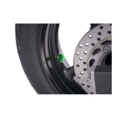 PUIG 90 GRADES VALVES FOR TUBELESS TIRES COLOR GREEN - Diameter: 8.3 mm - COD. 8100V