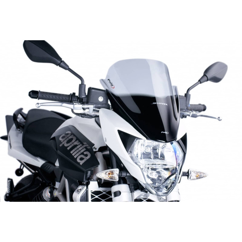 Pare-brise Puig Z Racing pour Aprilia Shiver 750 10-16 fume clair