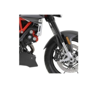 PUIG EXTENSION GARDE-BOUE AVANT APRILIA CAPONORD 15-16 NOIR OPAQUE