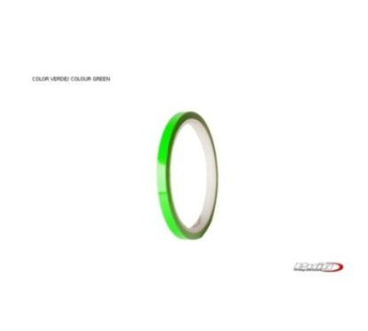 AUTOCOLLANTS DE ROUES VERTS PUIG - Sans applicateur, kit 2 roues - Dimensions : 7x6 mm - Pneus 16-18 - COD. 2568V